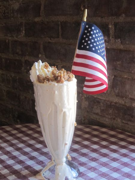 For July 4th, Bill's Bar and Burger is pulling out its super-special secret weapon: the apple pie milkshake. The downtown Manhattan burger joint is known for its simple pleasures, and what could be better than a new one that embodies two characteristics of "all that is American"? (Obesity and diabetes?)22 9th Avenue, Manhattan; (212) 414-3003